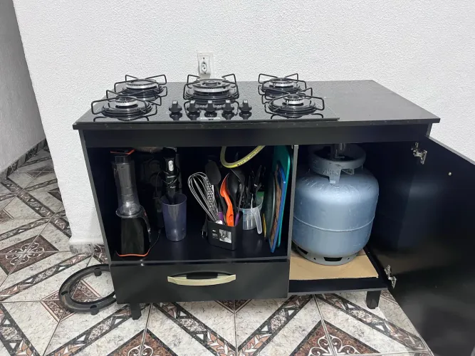 Cooktop + armário