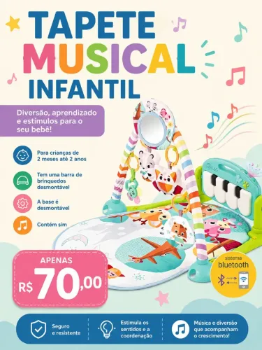 Tapete de atividades infantil