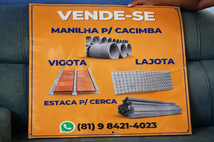 Vende-se matérias de construção