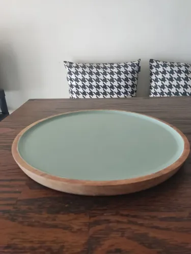 Centro de mesa 35cm Tok&stok redondo
