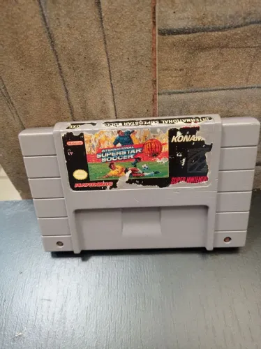 Jogo Internacional superstar soccer deluxe para super Nintendo original 