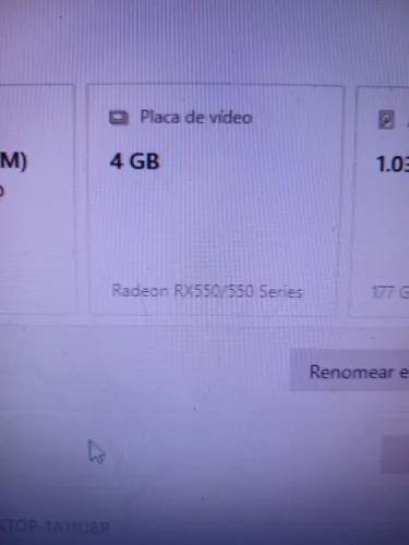 Placa de vídeo radeon rx 550