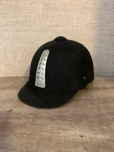 Capacete de Equitação Instep Preto Aveludado ? Tam 56 ? Impecável