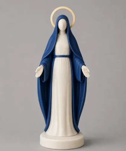 Estátua Nossa Senhora - 16cm (modelo 04)