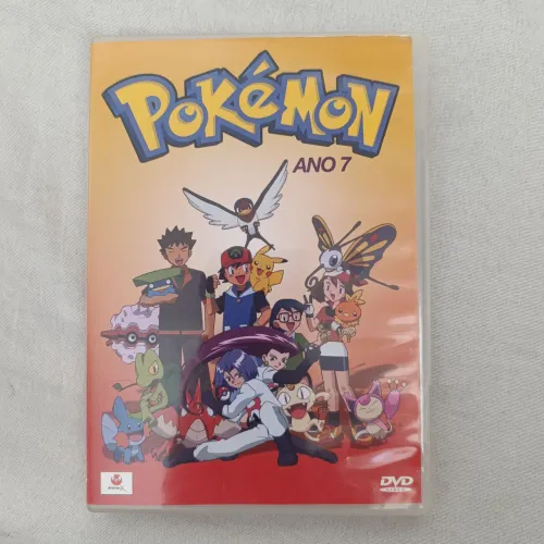 DVD Pokemon ano 7 Mídia física 