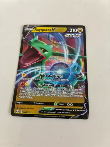 Carta Pokemon Rayquaza V Básico