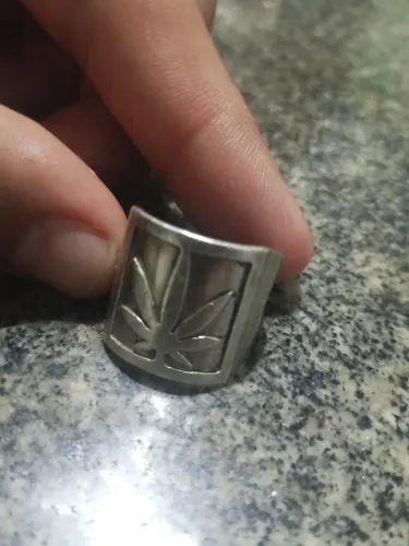 Anel dedeira prata