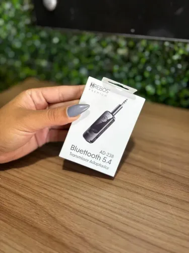 Adaptador Bluettooth Entrada AUX 5.4 HREBOS PREMIUM AD-238