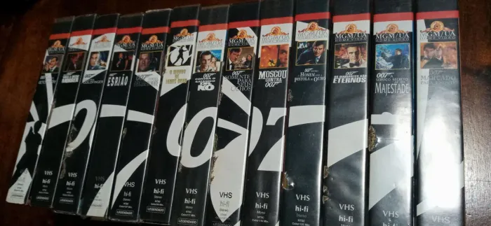 Coleção fitas VHS 007