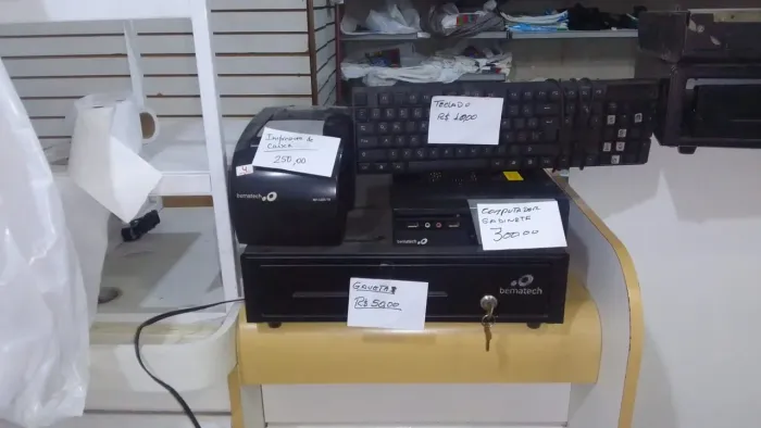 Conjunto de caixa registradora
