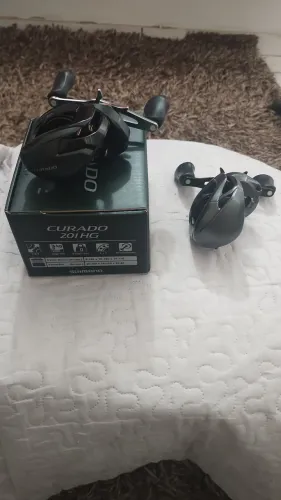 Carretilha Shimano curado DC e curado 201HG