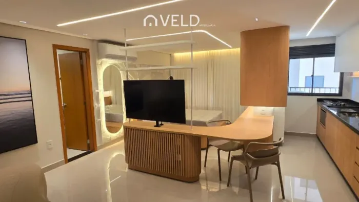 Ritmo Bueno | Studio, 40 m², 01 Vagas de garagem, Mobiliado e decorado, à venda