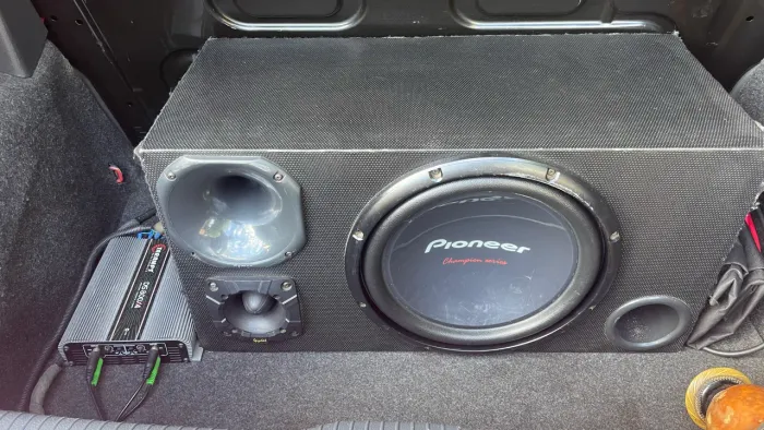Caixa de som trio pioneer módulo taramps 800