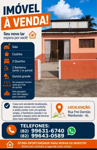 Casa a venda em Maribondo 