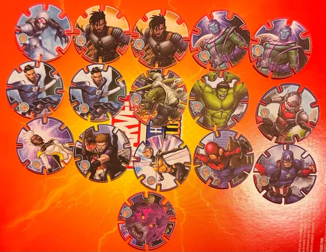 Tazos bistek marvel (troco)