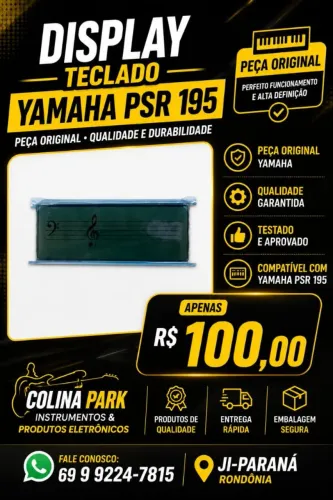 Display Teclado Yamaha PSR 195