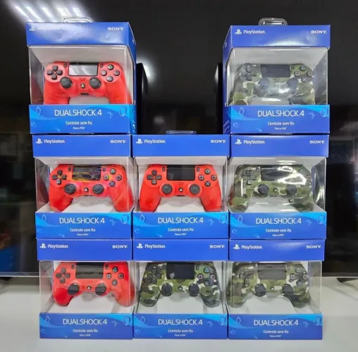 Controle Ps4 Joystick Compatível PC TV SMART 