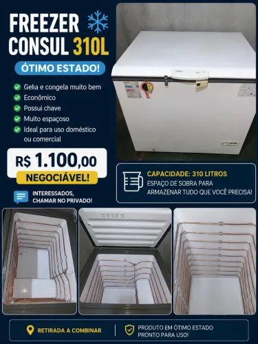 FREEZER CONSUL 310L À VENDA ?