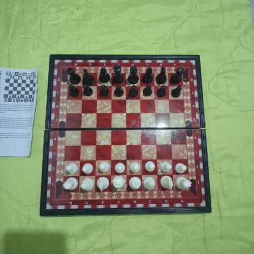 Xadrez magnético (portátil tabuleiro dobrável)