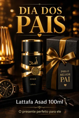 ? Lattafa Asad 100ml | Presente Dia dos Pais + Frete Grátis