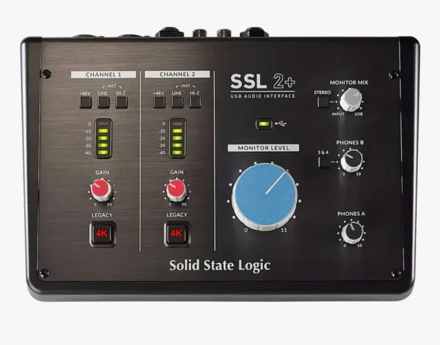 Plsca de áudio ssl 2+