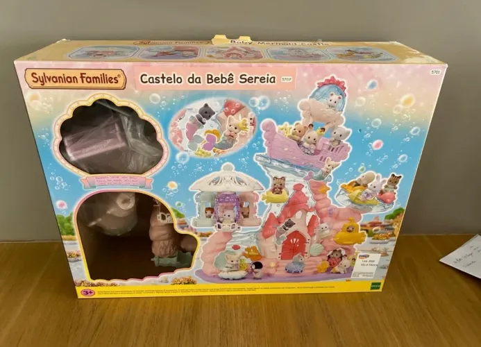 sylvanian families castelo da bebê sereia