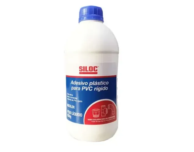 Adesivo Para Pvc Siloc 850g Branco