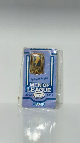 Pin Men of League Rugby 10 Anos Lacrado Raro Colecionável 2002-2011