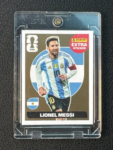 Messi Ouro Legend - Extra Sticker Gold Panini 2026