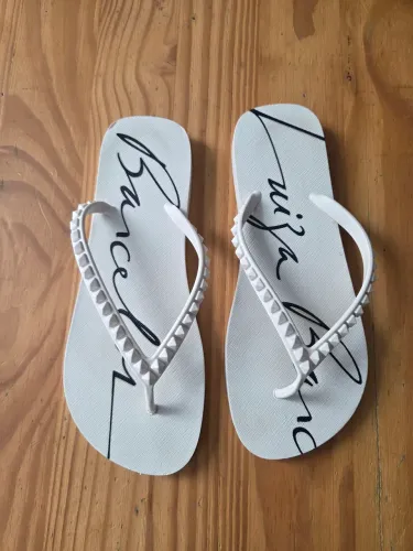 Chinelo Luiza Barcelos Branco 37/38