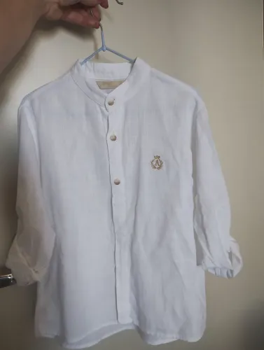 Camisa infantil manga 3/4