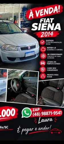 Fiat Siena EL Celeb. 1.0 MPI Fire Flex 8V 4P 2014