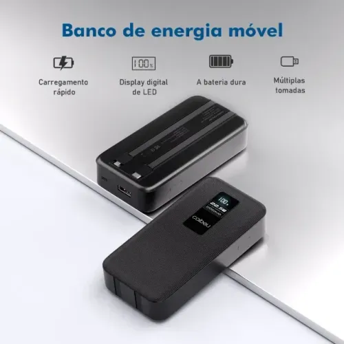 Powerbank Coibeu WKCDB-95-2W - Energia rápida e duradoura sempre com você!