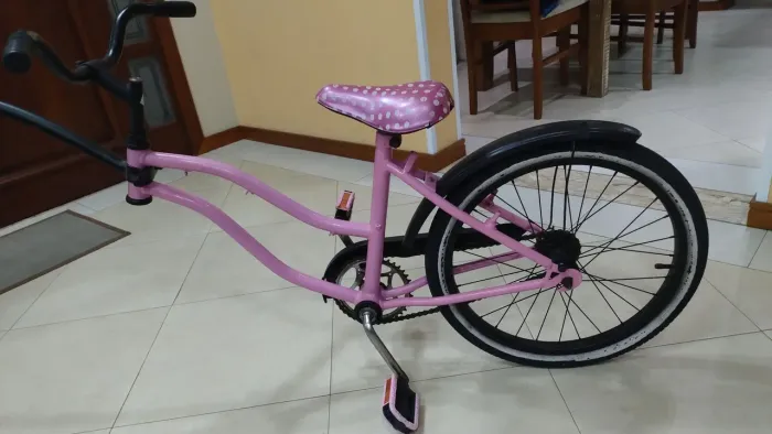 Bicicleta Caroninha reboque infantil 