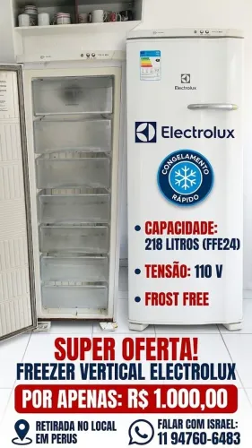 Freezer Vertical Eletrolux