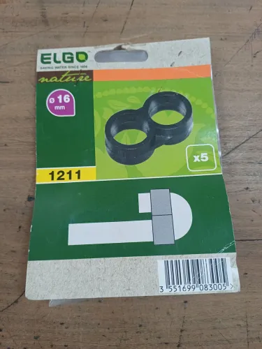 ACESSÓRIO IRRIGAÇÃO JARDIM ELGO - CONEXÃO PTA/TUBO 16MM 5 PÇ.