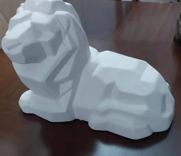 Leão oco. 35cm