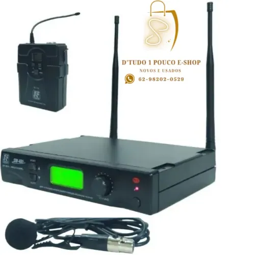 OPORTUNIDADE! Microfone Profissional Lapela Sem Fio  - STANER - Estúdio- Externa-Gravação
