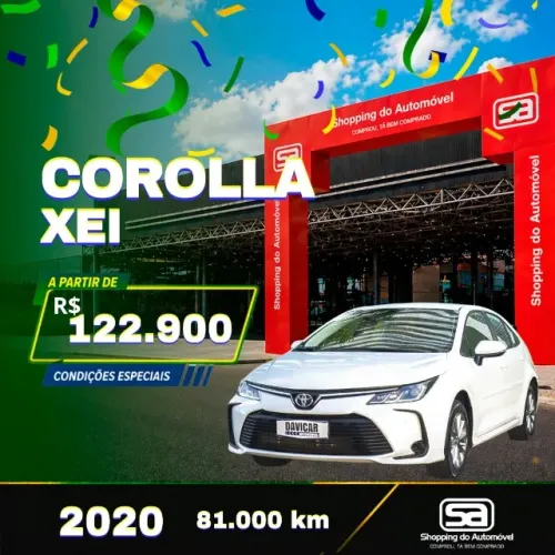 Toyota Corolla XEI 2.0 Flex 16V Aut. 2020