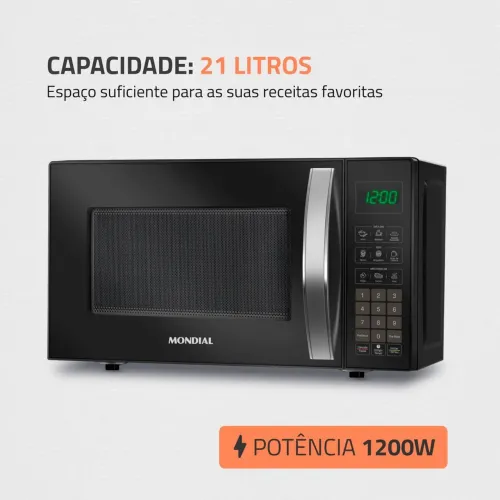 Microondas mondial 21 litros
