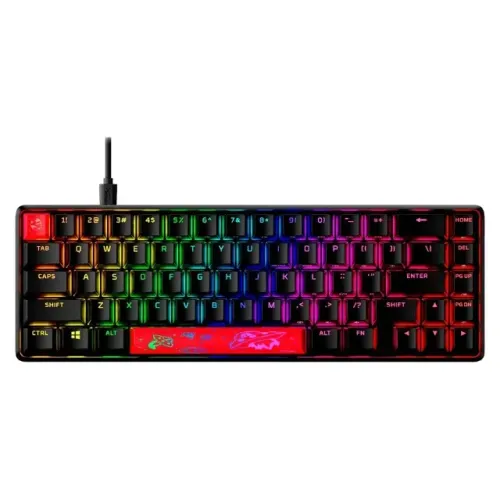 Teclado Mecânico Gamer HyperX Alloy Origins 65, Switch RED, Layout 65%, US, Preto - 4P5D6A