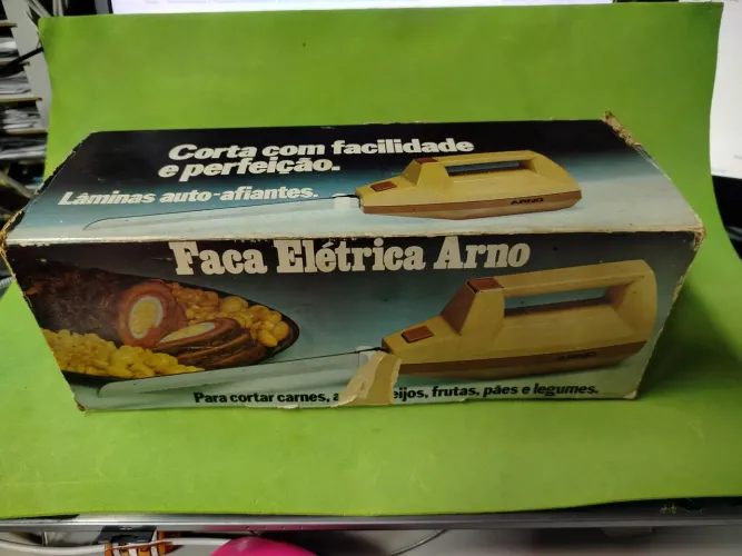 Antiga Faca Elétrica Arno - Vintage (Original - Usada)