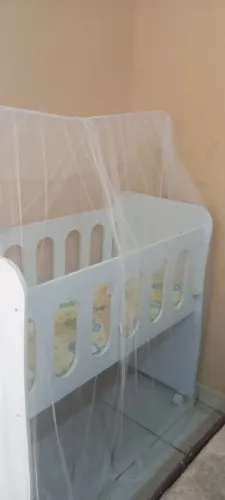 Mini Berço com Colchão e Kit de berço 
