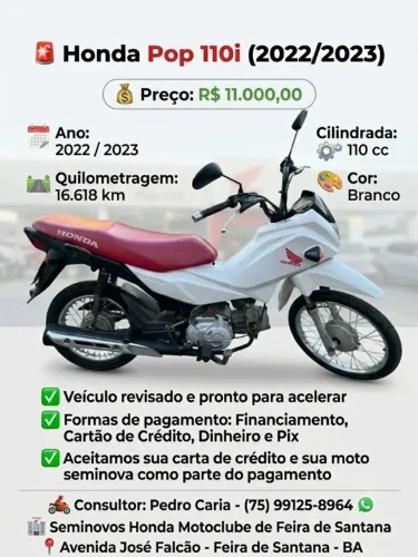 Honda Pop 110i 2022