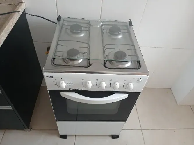 Fogão  4 bocas com forno Esmaltec Veneza super
