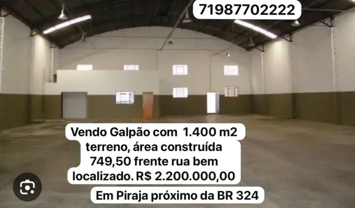 Vendo Galpao . urgente