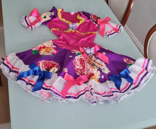 Vestido festa junina adulto