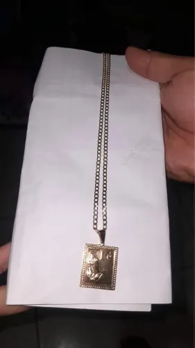 Vendo cordão e pingente Magold masculino 