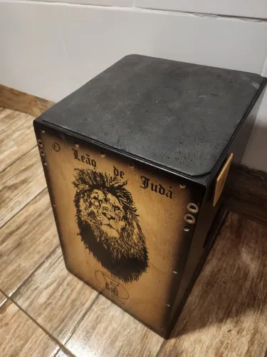 Cajon eletroacústico profissional 