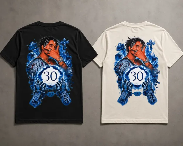 Camisas personalizadas estampadas em algodão